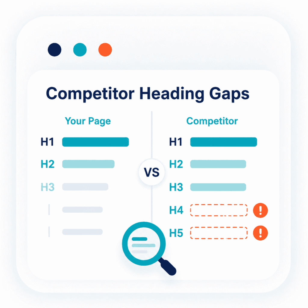 Comprehensive Competitor Headings Analysis For Seo Website - Check Page SEO