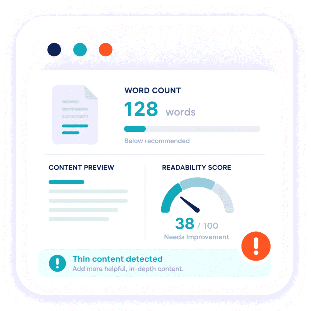 Word Count Dashboard - Check Page SEO