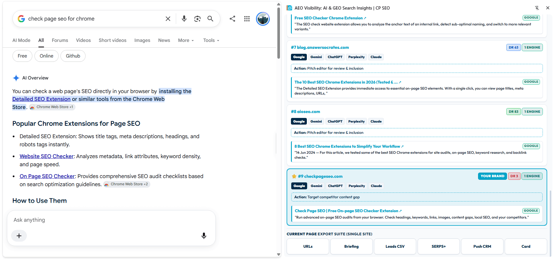 check page seo for chrome Google 2 - Check Page SEO